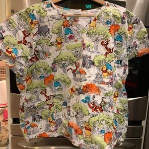 winnie the pooh scrub top